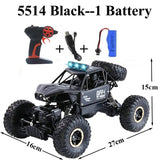 Paisible 4WD RC Car with Bubble Machine - Rock Crawler Toy - 5514-Black-Kit-1 image