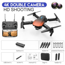 E525 E88 Pro WiFi FPV drone battery and accessory set final view for RC flying gift.