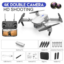 E525 E88 Pro WiFi FPV drone camera and remote control set shown from an alternate angle.