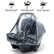 Transparent EVA Baby Safety Seat Rain Cover image 0