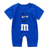 Solid Summer Romper: Short Sleeve Pajama Bodysuit for Infants image 8