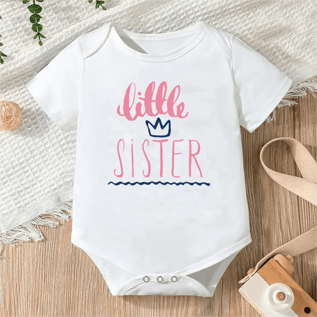Newborn Letter Print Romper - Unisex 0-12M image 24