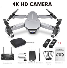 E68 RC quadcopter drone with a full accessory set so beginners can start flying and recording straight away.