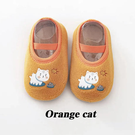 Newborn Anti-Slip Warm Socks - Rubber Sole Crib Shoes for Babies image 9