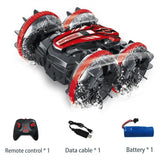 2.4G Amphibious Stunt RC Vehicle, Double-Sided, Kids' Electric Toy image 16