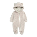 Cozy Bear-Themed Winter Jumpsuit for Newborns (0-12M) image 4