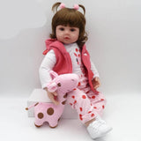 47cm soft silicone reborn toddler baby dolls image 2