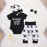 0-24M Toddler Kids Baby Boy 3Pcs Clothes Set image 0