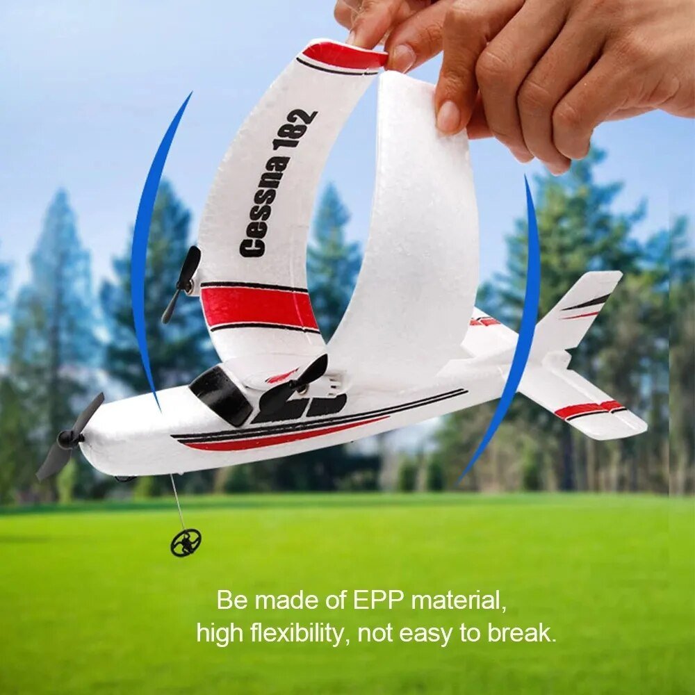 FX801 EPP Foam 2CH RC Plane, 2.4G Remote, Children's Aircraft Toy image 2