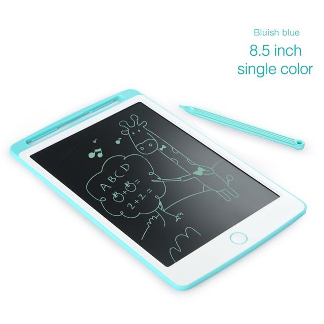 8.5 inch electronic writing pad with a pen.