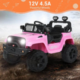 12V Electric Off-Road Car for Kids - Ride-On with Music image 4