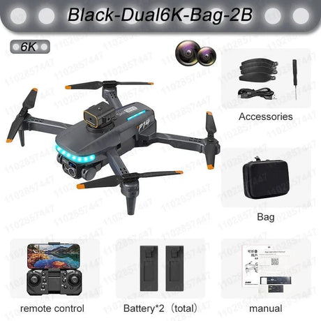 New P14 Mini Drone - 4K, 8K Camera, Obstacle Avoidance, Foldable Quadcopter image 15