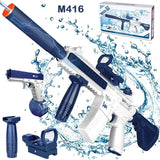 Water gun with accessories and packaging.