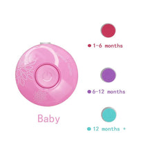 Electric baby nail trimmer and manicure kit designed for safe, gentle newborn nail care.