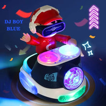 Blue DJ boy toy with a light-up booth, second view