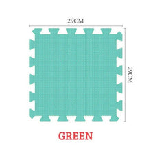 EVA foam baby puzzle play mat cushioned tiles shown for comfortable indoor play.