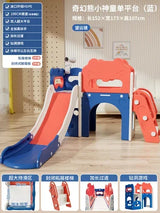 Children's slide and play structure with features listed 