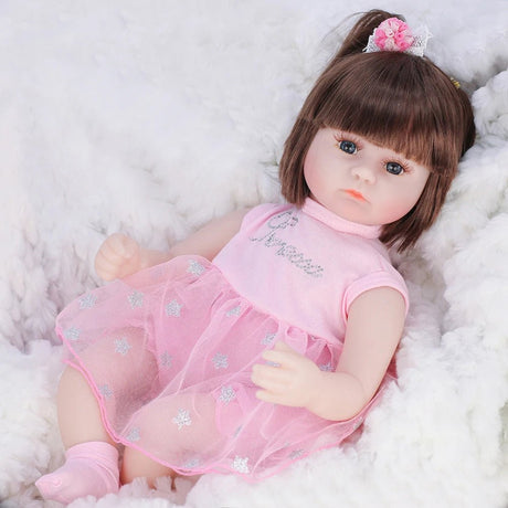 42cm Lifelike Sleeping Reborn Doll - Soft Toddler Bebe Toy image 17