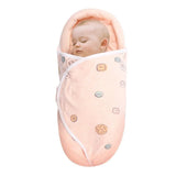 Newborn Baby Sleeping Bag: Head Shaping Design, Anti-Startle, 1Tog - orange 60CM(0-2M) image