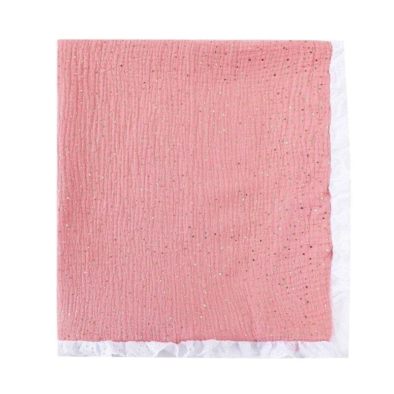 Super Soft Cotton Gauze Muslin Swaddle & Bath Towel - B4, 79x60 cm image