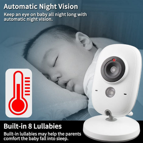 Wireless Video Color Baby Monitor High Resolution Security Camera image 0