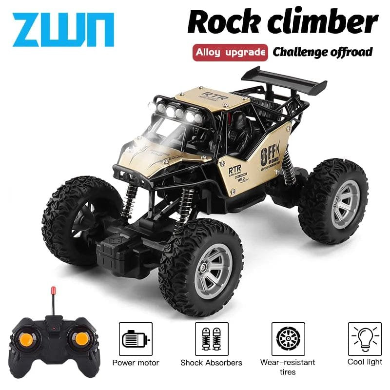 ZWN 1:20 2WD RC Car with LED Lights - Off-Road Buggy Toy image 0