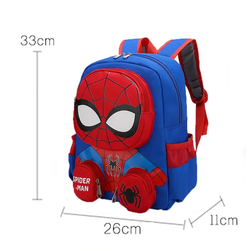 Disney Super Heroes 3D Stereo Backpack: Kindergarten School Bag image 5