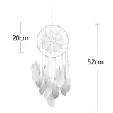 Handmade Indian Dream Catcher with Rattan & Feathers image 13