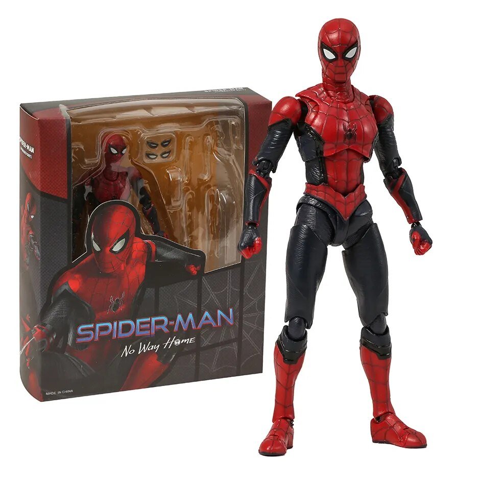 Avengers SHF Spider-Man PS4 Upgrade Suit - PVC Action Figure - Upgraded Suit image