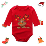 My First Christmas Newborn Rompers - Long Sleeve Jumpsuits image 3