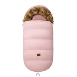 Winter Stroller Footmuff: Waterproof &amp; Windproof, Fur Collar, 0-3T image 10