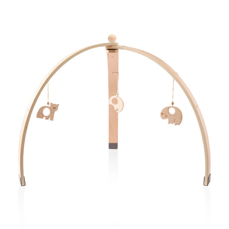 Baby Wooden Play Gym with Hanging Sensory Mobile Toys image 11