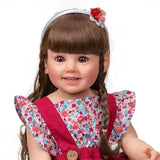 55CM Soft Silicone Reborn Doll - Cammi Smile, Hand-Painted, 3D Doll image 4