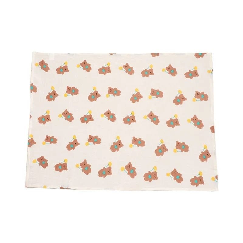 Super Soft Cotton Gauze Muslin Swaddle & Bath Towel - A33, 79x60 cm image