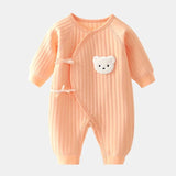 Thickened Cotton Bodysuit 0-6M - Spring Autumn Toddler Wear image 3