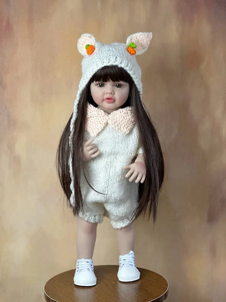 55CM Standing Reborn Doll - Soft Silicone Body, Birthday Gift image 17