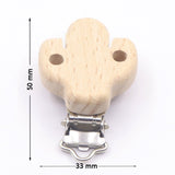 5PC Wooden Animal Pacifier Clips & Teethers Set - 5pcs_200002130 image