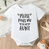 Newborn Letter Print Romper - Unisex 0-12M image 29