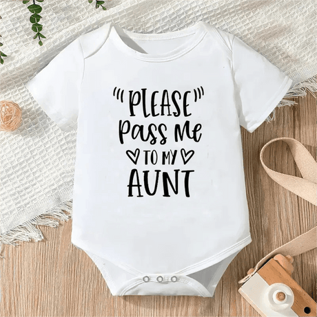 Newborn Letter Print Romper - Unisex 0-12M image 29