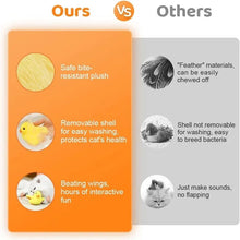 Flapping Duck Cat Toy feature comparison chart highlighting benefits for cat play and exercise.