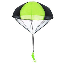Hand Throwing Mini Soldier Parachute Funny Toy - Green