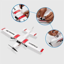 FX801 RC plane 2CH EPP foam shown in close-up as a durable outdoor flyer.