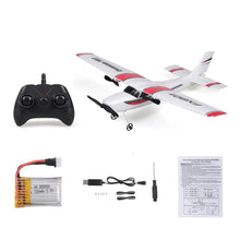 FX801 2CH EPP foam RC plane shown as a portable light aircraft with flying accessories.