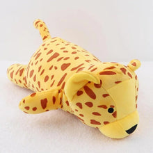 Giant 60cm cheetah weighted plush toy shown as a cute stuffed animal gift for kids.