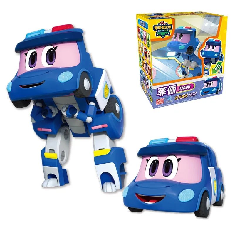 Toy robot car with packaging