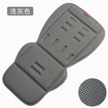 Grey Universal Breathable Stroller Mattress insert with textured surface for cool, cushioned comfort on daily walks.