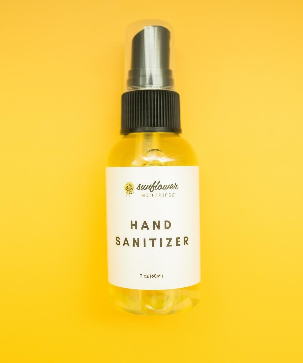 Hand sanitizer bottle.