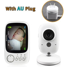 High resolution baby monitor camera in night vision mode, keeping watch over the nursery through the night.