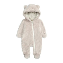 Baby onesie with bear ears and hood (option 2)