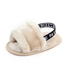 Infant Girl First Walker Sandals with soft sole for early walking, stroller outings, and summer wear, front view.